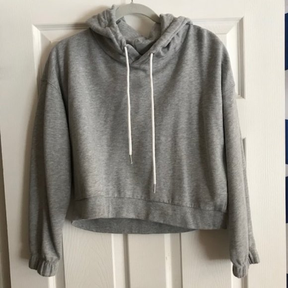 gap cropped hoodie